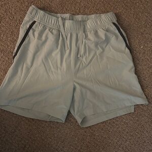Mens Light Gray Shorts